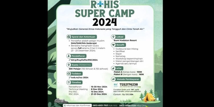 Rohis Super Camp 2024: Moment Berkumpul Para Pelajar Muslim