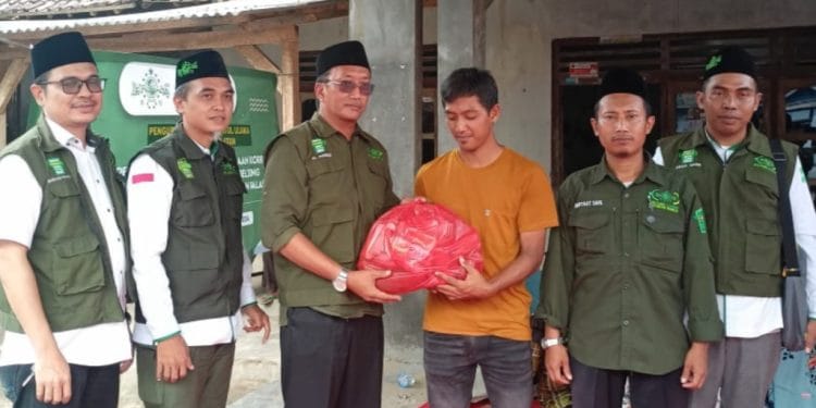 PCNU Lamsel Bantu Korban Puting Beliung
