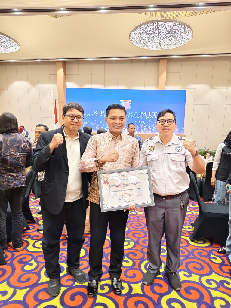 Penghargaan Kapolresta Bandar Lampung