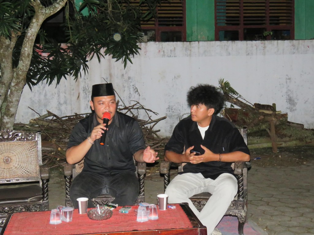 Mahasiswa KKN Unila menyampaikan materi pencegahan dan bahaya narkoba