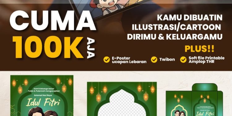 ilustrasi keluarga digital