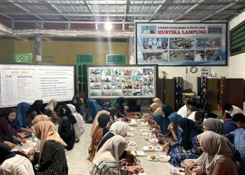 suasana bukber HIMAPA Polinela