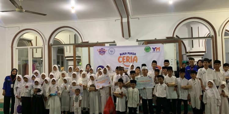 Yatim Mandiri Lampung Gelar Buka Puasa Ceria Bersama 200 Yatim dan Dhuafa
