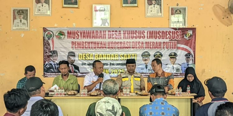 Musyawarah desa bandar sakti.