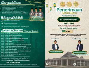 SMPIT-SMAIT Fitrah Insani Salim Buka Pendaftaran 2025-2026