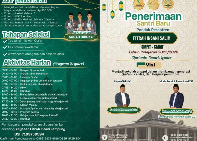 Penerimaan santri baru