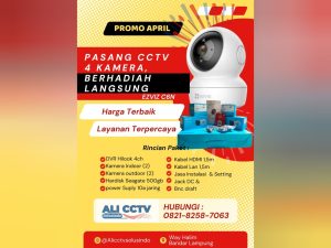 Promo April: Ada Kamera Gratis dari Ali CCTV Solusindo