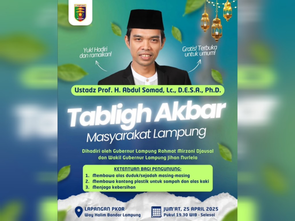 UAS Isi Tabligh Akbar di PKOR Way Halim