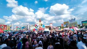 Ribuan Warga Lampung Gelar Aksi Bela Palestina