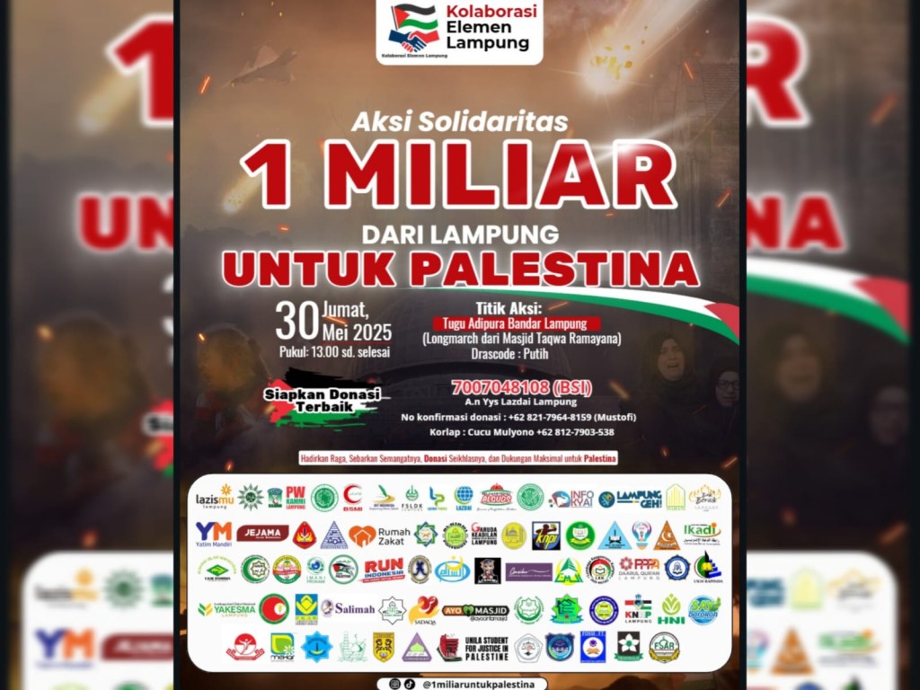 Aksi Solidaritas 1 Miliar dari Lampung.