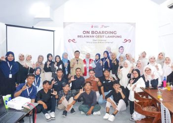 Foto bersama relawan gesit lampung