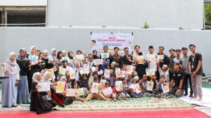 Relawan Gesit Lampung Hadirkan Kebahagiaan di Panti Asuhan Bussaina