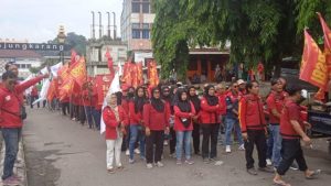Suara Buruh Lampung Menggema di May Day 2025