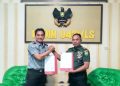 1. Lapas Kalianda dan Kodim 0421 Tandatangani PKS