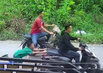 pelaku perampasan motor ditangkap