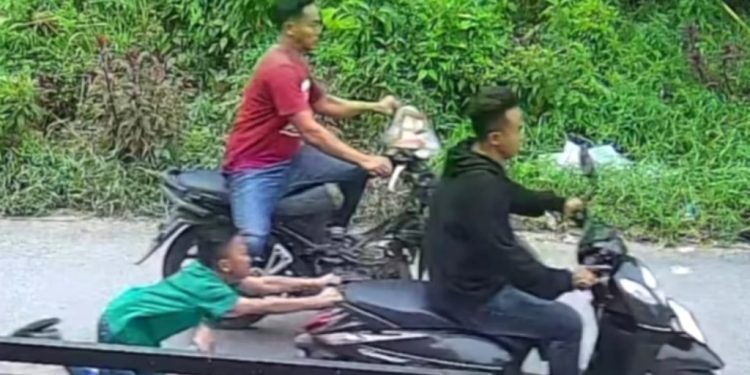 pelaku perampasan motor ditangkap