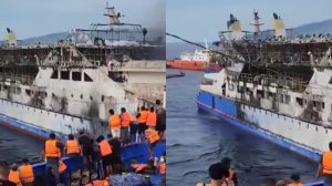 Insiden KM Barcelona: 5 Tewas, Ratusan Selamat dalam Kebakaran di Laut Talise