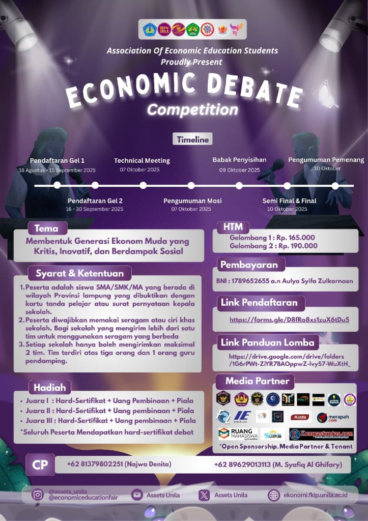 Debat Ekonomi Bangkitkan Generasi Kritis