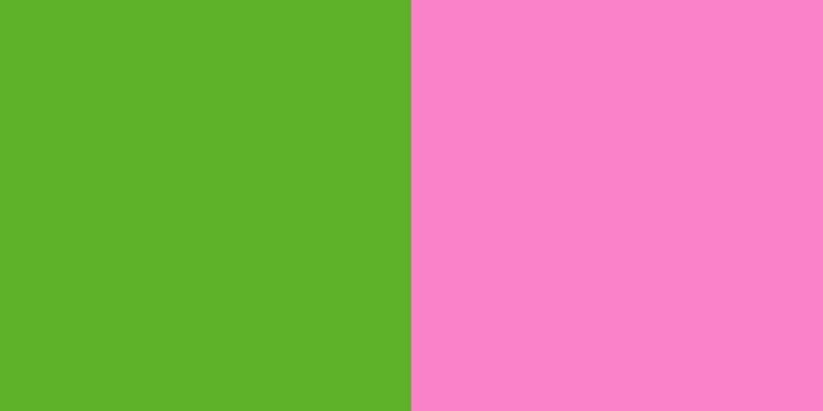 Merapah.com - Warna pink dan hijau