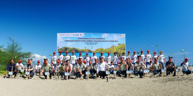 Yayasan AHM Kolaborasi Jaga Pesisir 16.000 Mangrove, Tukik, dan Bersih Pantai.