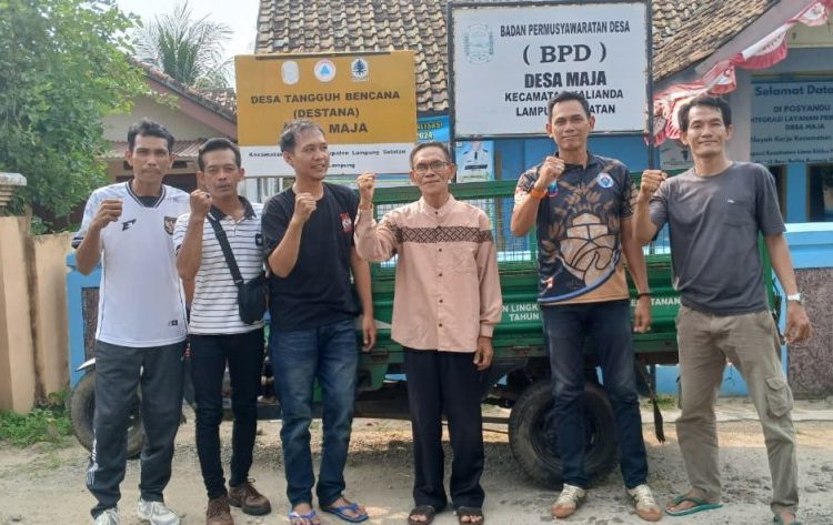 DLH Lampung Selatan Dukung Pengurangan Sampah Destana dan Bank Sampah Maja.