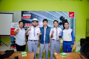 TDM Honda Lampung Tanamkan Budaya Aman Berkendara di SMKN 3 Kota Metro