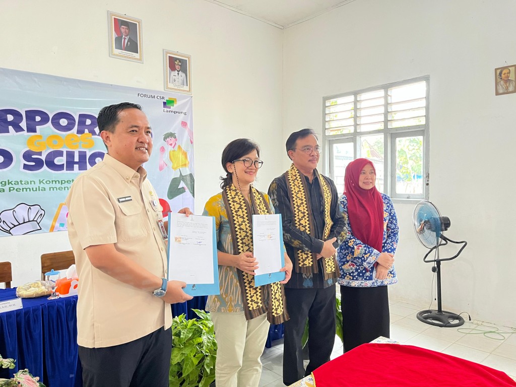 Corporate Goes to School Perkuat Sinergi Pendidikan dan Industri di Lampung.