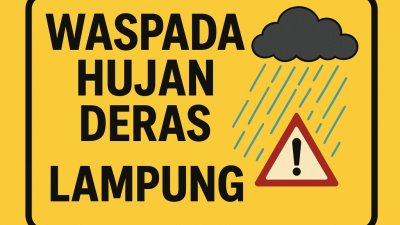 Prakiraan Cuaca Lampung Senin 24 November 2025