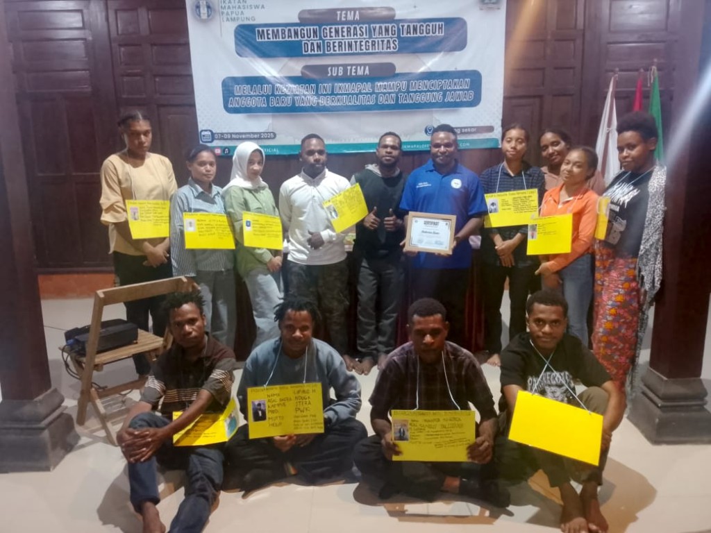 IKMAPAL Gelar Penerimaan Anggota Baru: Cetak Generasi Papua yang Tangguh dan Berintegritas