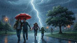 BMKG Ingatkan Potensi Hujan Lebat Disertai Petir di Lampung