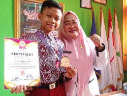Siswa SDN 2 Campang Raya, Fatih Muhammad Akbar Raih Prestasi Nasional