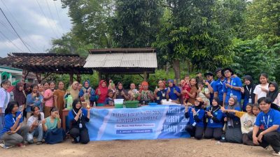 Warga Desa Munca Belajar Memproduksi Sabun Alami Bersama Mahasiswa KKN Unila