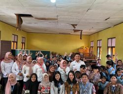 Mahasiswa KKN Unila Gandeng BPBD Lampung Sosialisasi dan Simulasi Mitigasi Bencana 