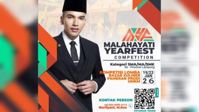Pelajar Lampung Dapat Kesempatan Beasiswa Penuh di Malahayati Yearfest Competition 2026
