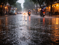 Prakiraan Cuaca Lampung, Hujan Guyur Sebagian Besar Wilayah