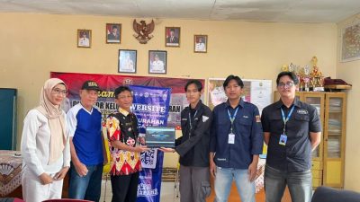 Menuju Kelurahan Digital, KKN Unila Dorong Digitalisasi Website Kelurahan Pengajaran