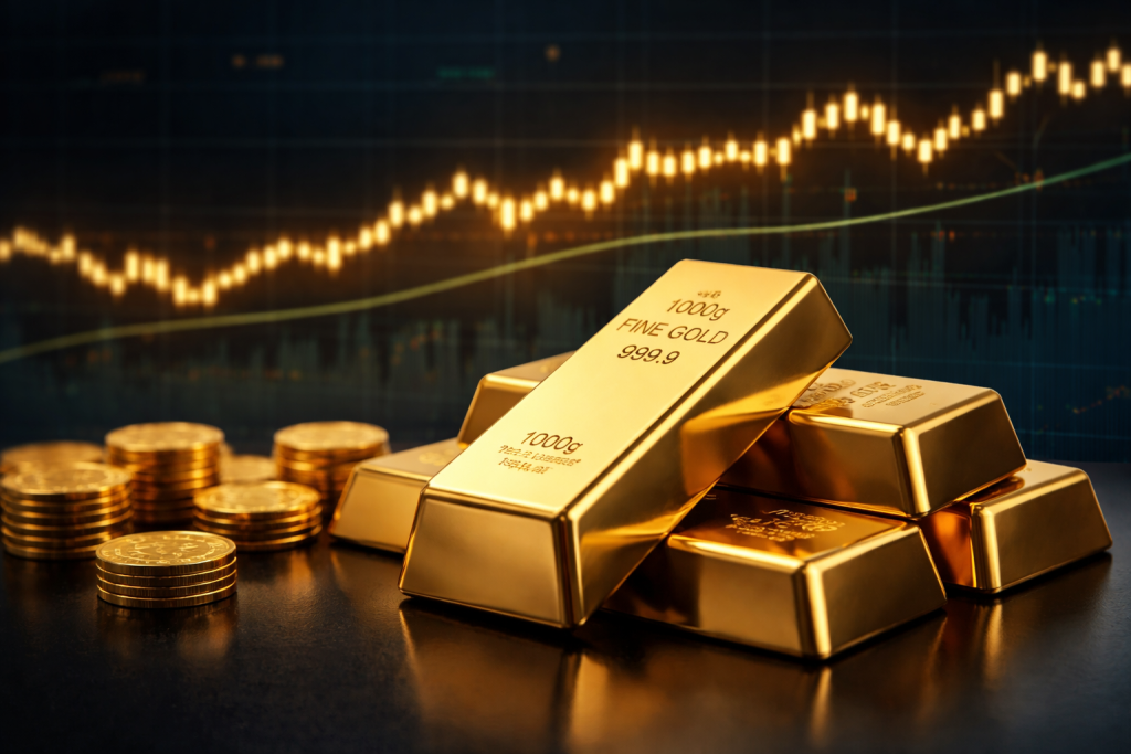 pergerakan harga emas hari ini