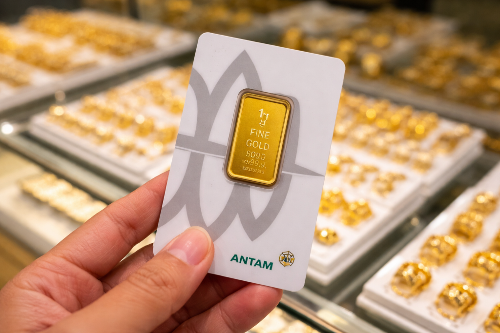 Harga emas Galeri 24 dan UBS berbeda dari Antam. Perbedaan ini dipengaruhi merek dan permintaan pasar.