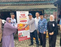 Bank Jakarta Syariah Ajak Pedagang Go Digital di Pasar Margorejo Metro