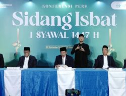 Menag RI Tetapkan Idulfitri 1447 H Jatuh pada 21 Maret 2026, Hilal Tidak Terlihat di 117 Titik