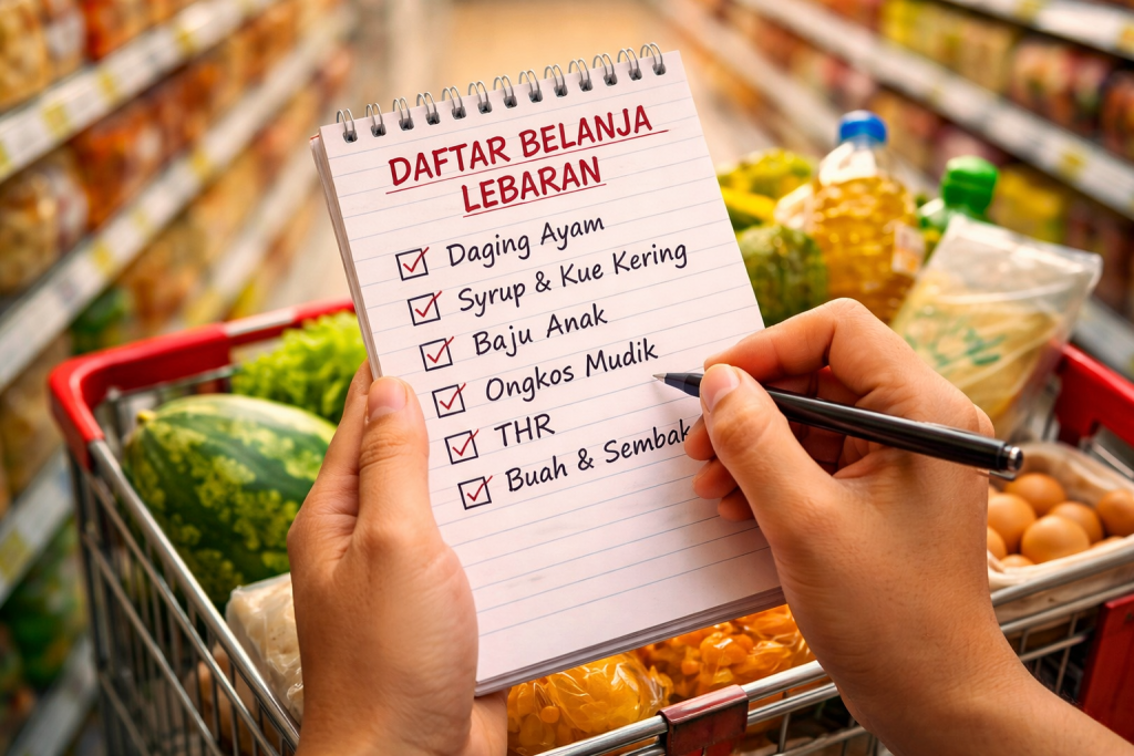 Tips hemat jelang Lebaran penting diketahui agar pengeluaran tidak membengkak. Simak cara sederhana mengatur keuangan rumah tangga agar tidak boncos setelah hari raya.