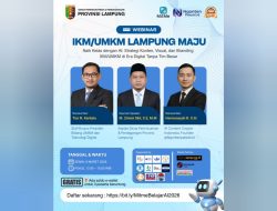 Webinar IKM/UMKM Lampung Maju Dorong Pelaku Usaha Manfaatkan AI untuk Pengembangan Bisnis