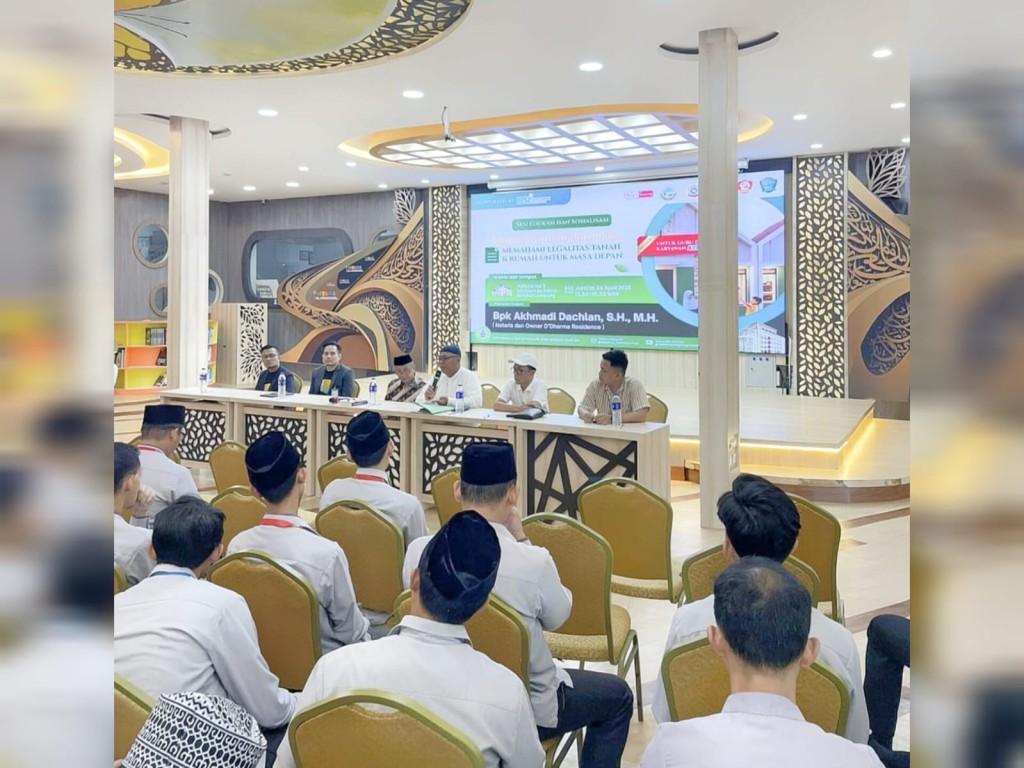 1 Sosialisasi Perumahan Subsidi D’Dharma Residence di Yayasan Fatimah Az-Zahra Lampung
