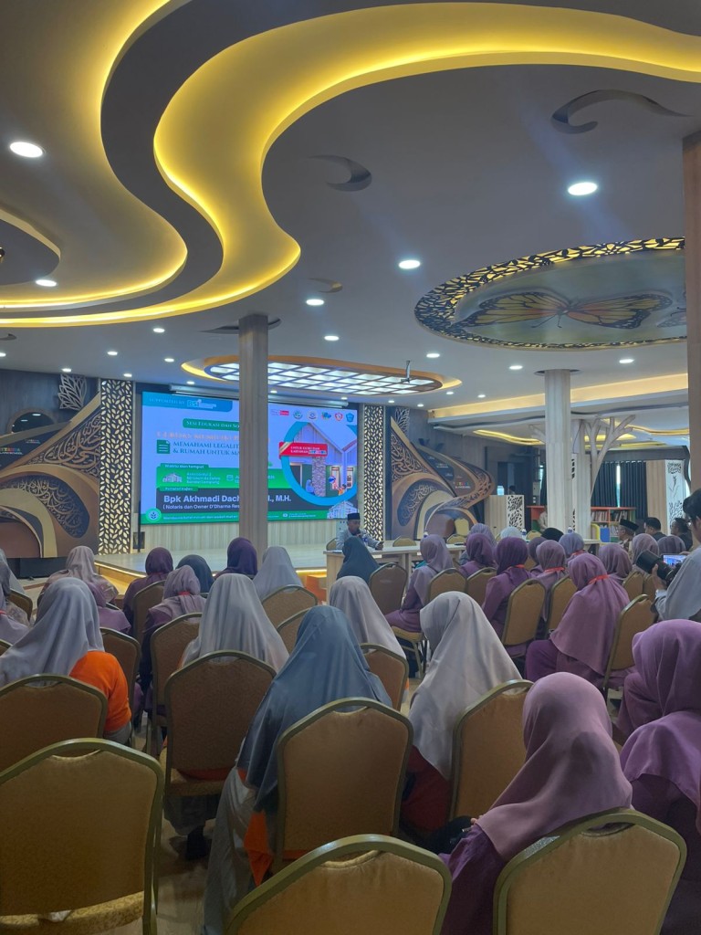 3 Sosialisasi Perumahan Subsidi D’Dharma Residence di Yayasan Fatimah Az-Zahra Lampung