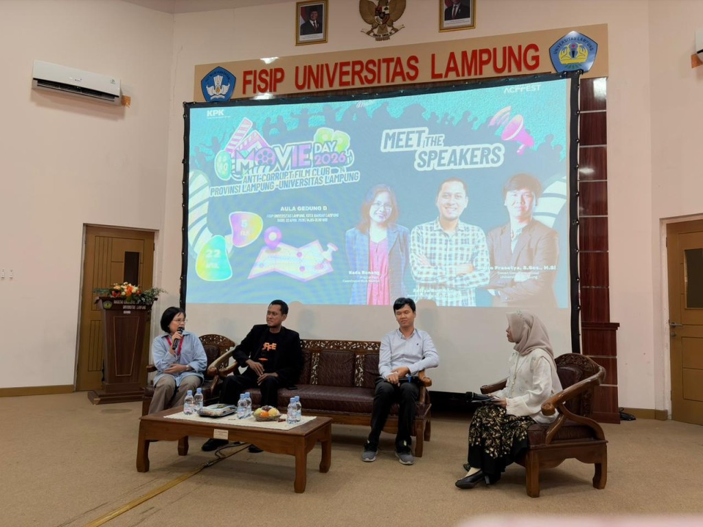 ACFFEST Lampung 2026 gunakan film sebagai medium kampanye antikorupsi yang dekat dengan kehidupan sehari-hari.