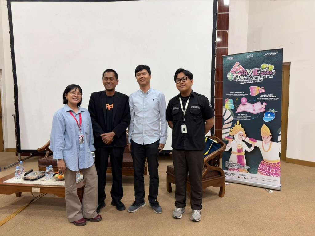 ACFFEST Lampung 2026 gunakan film sebagai medium kampanye antikorupsi yang dekat dengan kehidupan sehari-hari..