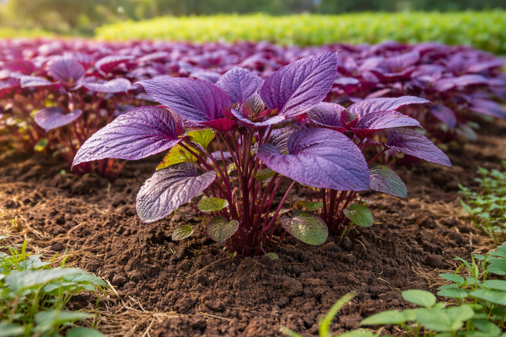 Bayam ungu mengandung vitamin, antioksidan, dan serat yang penting bagi tubuh. Konsumsinya membantu menjaga kesehatan mata, imun, jantung, dan pencernaan.