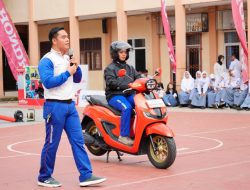 Pelajar Bandar Lampung Diajak Utamakan Keselamatan Berkendara di Jalan Raya