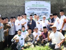 Peletakan Batu Pertama Pesantren Mahasiswa ITSNU Lampung, Jawab Tantangan Pendidikan Berbasis Karakter