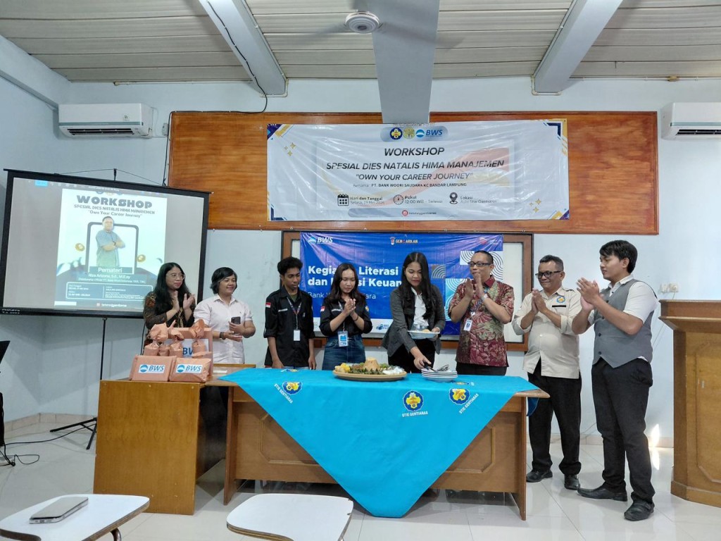 HIMA Manajemen STIE Gentiaras Gandeng Bank Woori Saudara, Mahasiswa Dibekali Literasi Keuangan dan Tips Karier.
